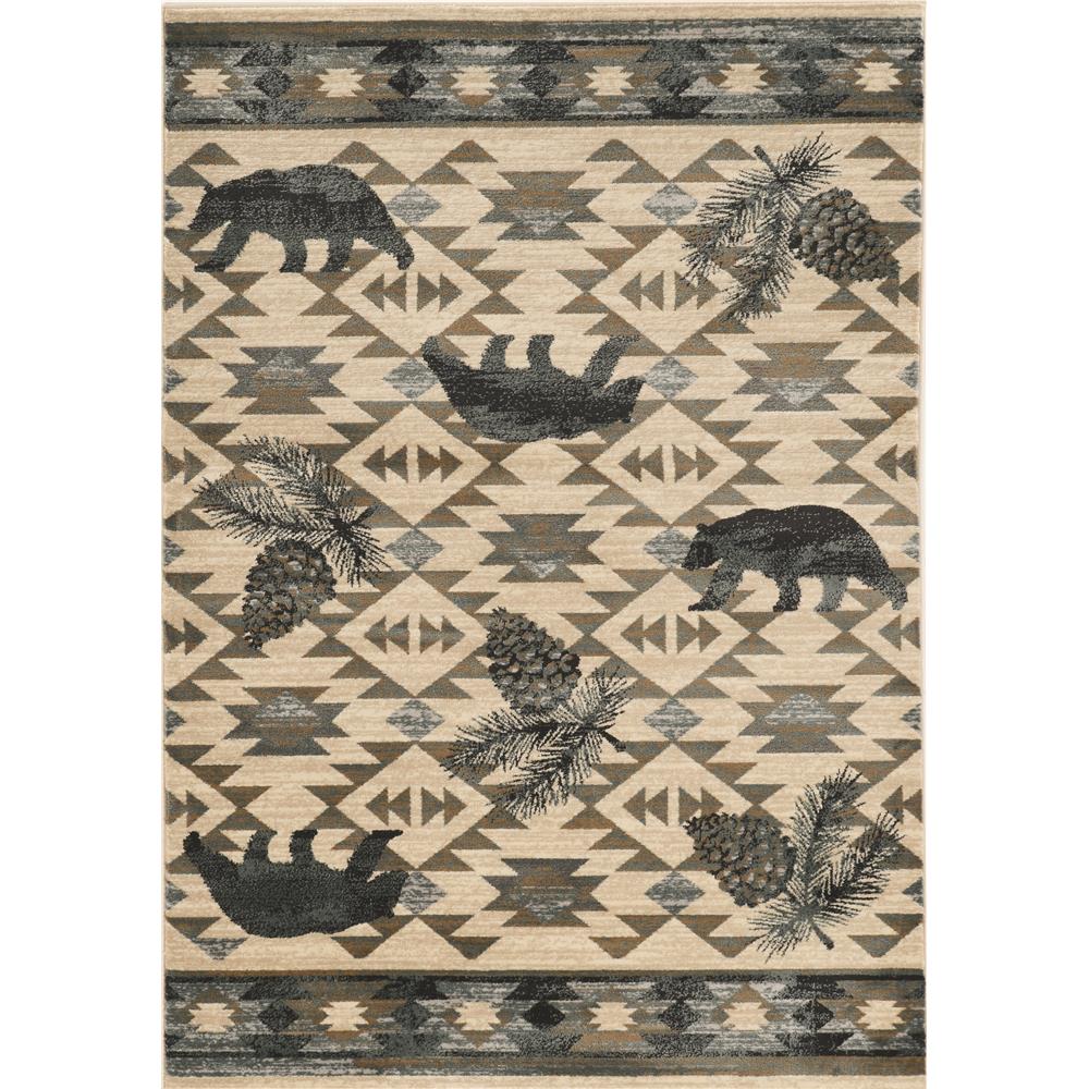 KAS 5634 Chester 5 Ft. 3 In. X 7 Ft. 7 In. Rectangle Rug in Ivory/Blue